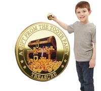Pièce d'or à collectionner pour garçons et filles, décoration de maison et jeu symbolique