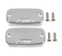 Pièce du réservoir Moto Accessoires Partie Fluide Réservoir Bouchon Frein Avant CNC Aluminium pour H-Onda VFR 1200F VFR1200F(Pair of Silver)