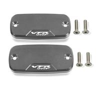 Pièce du réservoir Moto Accessoires Partie Fluide Réservoir Bouchon Frein Avant CNC Aluminium pour H-Onda VFR 1200F VFR1200F(Pair of Grey)