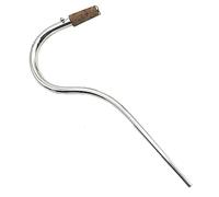 Pièce Embouchure en cuivre pour basson Bocal Crook plaqué argent 20, 7 cm / 21, 5 cm avec accessoires pour instruments à vent en liège Oon Bocal Crook Oon Mouthpiece