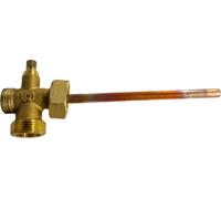 Pièce en T pour capteur / sonde avec purgeur d'air manuel long 3/4