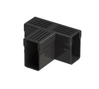 Pièce en T UD Pro 65 noir pour système de caniveaux de drainage