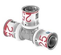 Uponor Pièce en T S-Press PLUS 1070562 MLC 25 x 25 x 25 mm