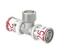 Pièce en T Uponor S-Press PLUS 1070593 25 x R 3/4 AG x 25 mm