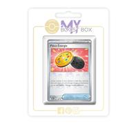 Pièce Énergie 081/086 Dresseur Reverse Version Poké Ball- Myboost X Écarlate et Violet 10.5 Foudre Noire - Coffret de 10 Cartes Pokémon Françaises