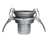 Pièce femelle galvanisée, DN 216 mm, 8" Embout de tuyau extérieur 200 mm - Original Perrot