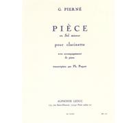 Pièce in G minor (Clarinet)