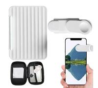 Pièce jointe miroir de caméra de téléphone - Clip de réflexion polyvalent pour photographes et blogueurs | Vidéo de selfie universelle réglable, streaming en direct, pousses en studio avec design non