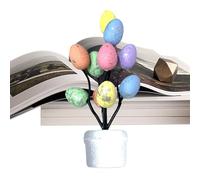 Pièce maîtresse Aux Œufs De Pâques, Plante En Pot Avec Oeufs De Pâques - Arbre Artificiel Coloré Aux Œufs | Décoration Extérieure Amusante Avec Oeufs De Pâques, Décoration D'arbre En U