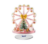 Pièce Maîtresse De Vacances, Décoration De Table 2D Avec Grande Roue Rotative, Ornement De Conception D'arbre De Noël, Affichage Coloré Et Robuste, Idéal Pour Les Célébrations D'hiver, Les Fêtes De Ma