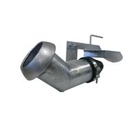 Pièce mâle épandeur de lisier, DN 133 mm 5" Diffuseur Exakt galvanisé - Orig. Perrot