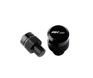 Pièce Modification Bouchon Trou Base Miroir Pour AK550 XCITING 250 300 350 400 400S 500 DownTown 125 300i Vis D'obturation Pour Rétroviseurs De Moto Capuchons Cache Pour Trou Rétroviseur(Black)