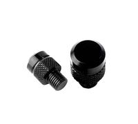 Pièce Modification Bouchon Trou Base Miroir Pour CB650R 2019 2020 2021 Vis À Tête Hexagonale En Aluminium Pour Cache-trou De Rétroviseur Moto(Black)