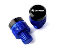 Pièce Modification Bouchon Trou Base Miroir Pour CFMOTO 150 250 300 400 650 NK 650MT 800MT 700CLX 2022 Accessoires Vis À Boulon Pour Cache-trou De Rétroviseur Latéral Moto CNC(Blue)