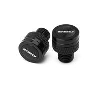 Pièce Modification Bouchon Trou Base Miroir Pour Trident660 2021 2022 Moto M10*1,25 Vis À Tête Cylindrique En Aluminium CNC Pour Cache-trous De Rétroviseur Accessoires(Black)