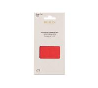 Pièce Percale 12x45 Cm Rouge 50 Pièces