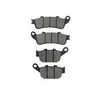 Pièce plaquette frein Compatible Avec Honda STREET BIKES FES 125 3/4/5 150 Pantheon 250 Y/1/2/5 Foresight 2000 Plaquettes Frein Avant Arrière Moto(Devant et derrière)