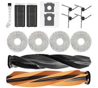 Pièce pour Dreame L40s Pro Ultra, X50 Ultra Complete,L50 Pro Ultra,X50 Master,pour Mova V50 Ultra Complete/P50s Ultra, 2 Brosse Principale,4 Chiffons,2 Sacs à poussière,2 filtres,4 brosses latérales
