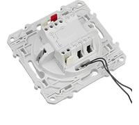 Pièce pour interrupteur - Pièce d'interrupteur allemand 1 voie et 1 clé de couleur blanche, idéale pour les installations électriques.