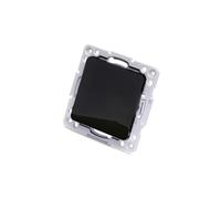 Pièce pour interrupteur - Pièce noire pour interrupteur allemand 1 voie et 1 clé, idéal pour les installations électriques dans les maisons.