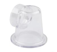 Pièce pour pompe de circulation pour SPS 50/75/100, couvercle de pré-filtre transparent en plastique, montage facile pour accessoires de piscine, hauteur 80 mm (1 pièce)