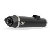 Pièce rechange silencieux arrière d'échappement LeoVince LV ONE noir Ø 50mm