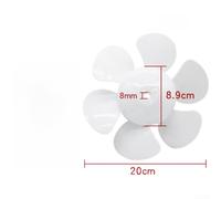 Pièce Rechange Ventilateur Extraction Trou D 8 Pouces(B) | Trou D pour précis, plastique PP , pour moteur 6 pouces, fixation sécurisée, blanc