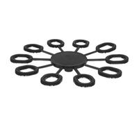 Pièce Turbine Machine à Bulles de Scène, Remplacement Métal Noir | Compatible Machine à Bulles et Pompe, Faible Bruit, Solide, Solution de Rechange Précise pour Grandes Salles