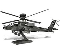 Piececool 3D puzzle, hélicoptère AH-64 Apache, métal, 145 pièces