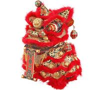 Piececool Modèle de métal 3D Dancing Lion (Red) DIY Puzzle 3D en métal modèles découpés au Laser Assembler Jouets - P142-GKR