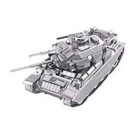 Piececool Puzzle 3D Métal Centurion Tank, Maquette Militaire en Acier Inoxydable 430, Restauration 100%, Cadeau d'Anniversaire pour Adulte, 168 Pièces