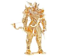 Piececool Puzzle 3D Metal Chevalier Arc et Flèche, Maquette Guerrier de Acier Inoxydable 430, Restauration 100%, Maquette Metal, Cadeau d'anniversaire pour 3D Puzzle Adulte, 134 Pièces