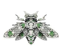 Piececool Puzzle 3D Metal Insectes, Maquette Cigales à Fines Ailes de Acier Inoxydable 430, Restauration 100%, Maquette Metal, Cadeau d'anniversaire pour 3D Puzzle Adulte, 28 Pièces