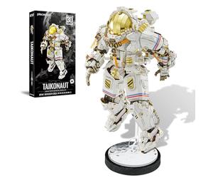 Piececool Puzzle 3D Metal Maquette Astronaute Spatial,Maquette Modèle l'univers, 3D Puzzle Adulte Acier Inoxydable, Cadeaux, Objets Collection, Matériaux Métalliques, 515 Pièces