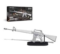 Piececool Puzzle 3D Métal Maquette Fusil d'Assaut M16A1 - Modèle Fusils d'Assaut en Acier Inoxydable - Cadeaux, Objets de Collection, Matériaux Métalliques - 86 Pièces