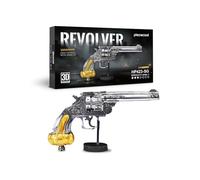 Piececool Puzzle 3D Metal Revolver Metal Maquette a Construire Cadeau Souvenir Collection 90 Pièces