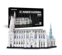 Piececool Puzzle 3D Metal Saint Patrick's Cathedral, Maquette Maison a Construire de Acier Inoxydable 430, Cadeau d'anniversaire pour 3D Puzzle Adulte, 408 Pièces