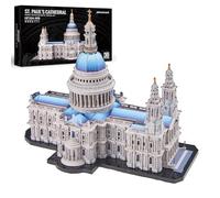 Piececool Puzzle en métal 3D St Pauls Cathédrale, Architecture Classique Génération 3D Puzzle Kit de modélisation Adulte, Puzzles 3D pour Acier Inoxydable, Metal, Cadeau, Souvenir, Collection, 639