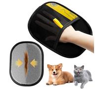 PieceLife Gant d'épilation électrostatique amélioré pour animaux domestiques - Gant réutilisable et lavable pour meubles, tapis, siège de voiture et vêtements - Épilateur efficace des poils de chat et
