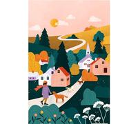 PieceRelax Bea Muller Puzzle en plastique pour adultes de 600 pièces - Bea Muller - Promenade à la campagne - Jeux de table et cadeaux les plus satisfaisants - Pas besoin de tapis de puzzle [H3418]