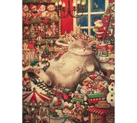 PieceRelax Casse-tête en plastique pour adultes de 1008 pièces - Jeux de table et cadeaux les plus satisfaisants, pas de tapis de puzzle nécessaire [U1035]