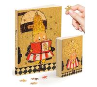 PieceRelax Journal de puzzle A5 329 pièces en plastique pour adultes - Twinkle Twinkle - Pop Salon - Couverture de livre et carnet de notes, cadeau de puzzle unique, œuvre d'art de puzzle [YA1062]