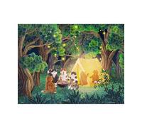 PieceRelax PieceClicks Puzzle 1000 Pièces - Animaux - Nyangsongi - Camping Holiday | 47,6 x 63,3 cm | Cadeau Créatif pour Noël & Anniversaire [U1057]