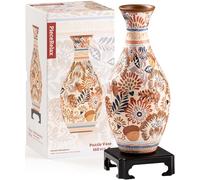 PieceRelax Puzzle 3D Vase en Fleurs - Autumn Abundance | 160 Pièces | Vase Fleurs avec Réservoir d’Eau | Cadeau Original pour Maman, Fête des Mères, Décoration Maison [S1042]