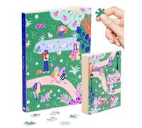 PieceRelax Puzzle Carnet - Marie Boiseau - Peace by Piece | A5 Ligné avec Couverture Puzzle, Marque-Page & Porte-Stylo | 329 Pièces [YA1075]