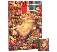 PieceRelax Puzzle Décoratif - Phoenix Chan - Christmas Eve Gifts | 696 Pièces | Art Mural DIY sans Cadre | Déco Maison & Bureau | Idée Cadeau [HN1476]
