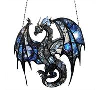 Pièces à suspendre décoration Le pendentif en acrylique bleu confère naturellement à chaque pièce une brillance unique. Il est idéal pour un usage personnel et embellit votre vie ! (Blue, 8cm)