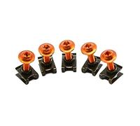 Pièces à Visser 5 Pièces 6mm Moto Corps Carénage Vis pour H-Onda CB 600 Hornet Cb600f pour Goldwing Gl1800(Orange)