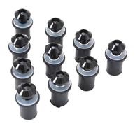 Pièces à Visser 5mm 10 Pièces Universel Moto Pare-Brise Spike Boulons Vis Écrous pour Y-AMAHA Mt-07 Mt-09 Mt07 Mt09 MT 07 09 pour H-Onda CBR 600 F4i(Nero)