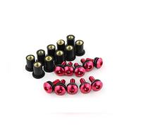 Pièces à Visser Kits De Boulons Déflecteur Pare-Brise pour Suzuki GSXR250 GSXR300 GSXR125 GSX-R1000 pour Hayabusa GSX1300R GSX-R600 GSX-R750 GSXR600 GSXR750(Rosso)